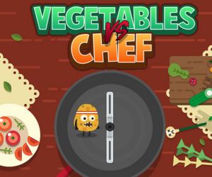 Vegetables Vs. Chef - Free Online Game - BOBI GAMES